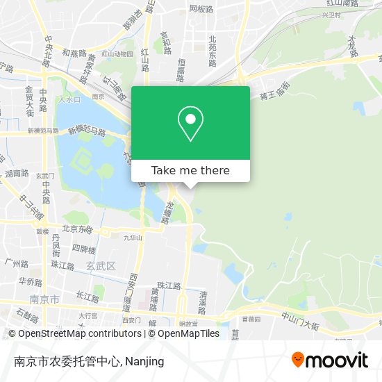 南京市农委托管中心 map