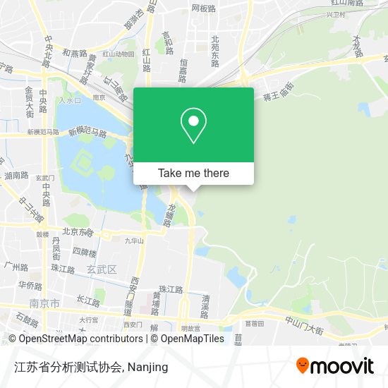 江苏省分析测试协会 map