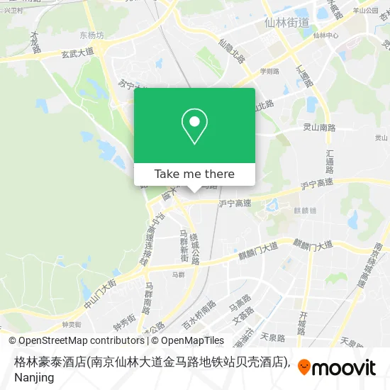 格林豪泰酒店(南京仙林大道金马路地铁站贝壳酒店) map
