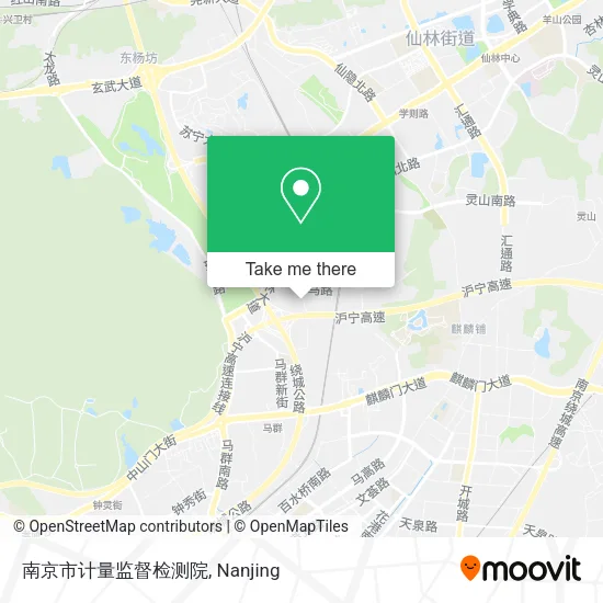 南京市计量监督检测院 map