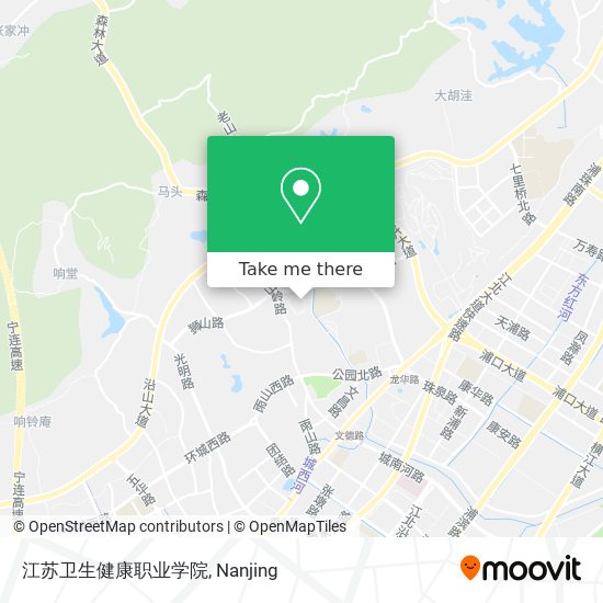 江苏卫生健康职业学院 map