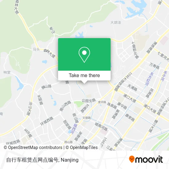自行车租赁点网点编号 map