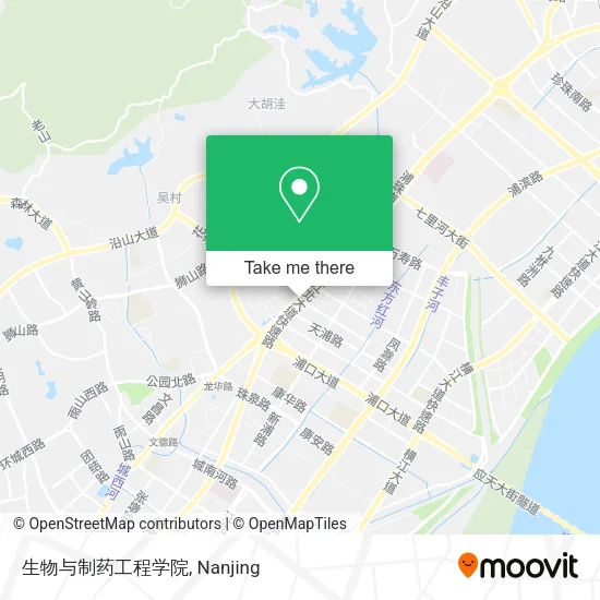 生物与制药工程学院 map