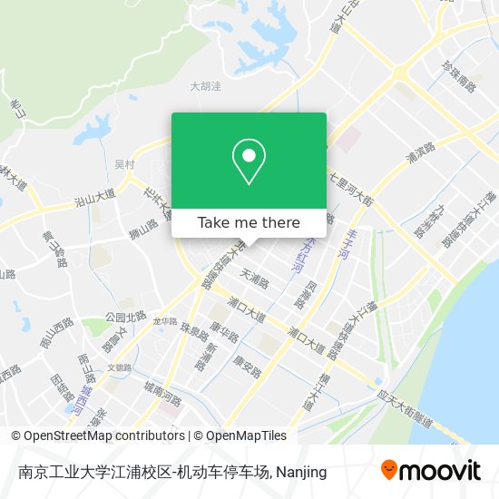 南京工业大学江浦校区-机动车停车场 map