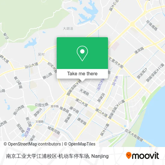 南京工业大学江浦校区-机动车停车场 map
