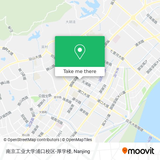 南京工业大学浦口校区-厚学楼 map