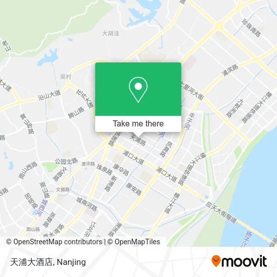 天浦大酒店 map