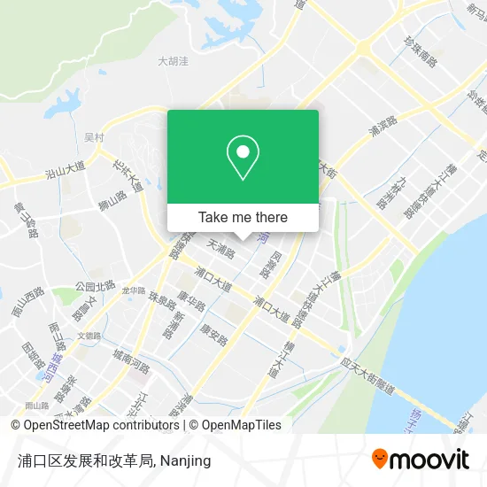 浦口区发展和改革局 map
