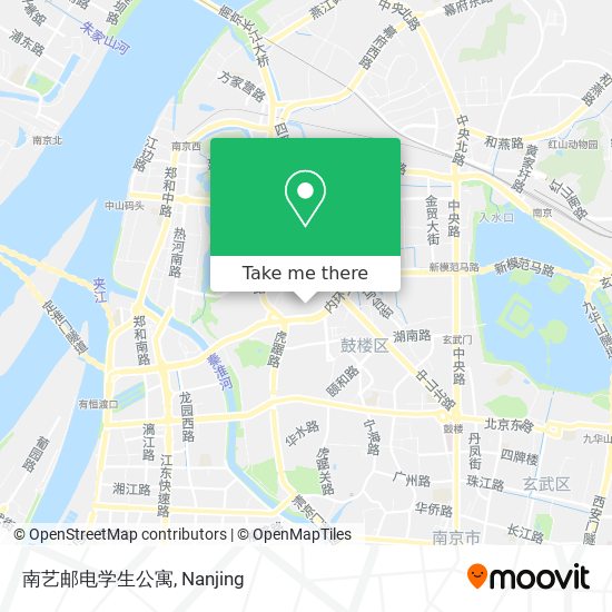 南艺邮电学生公寓 map