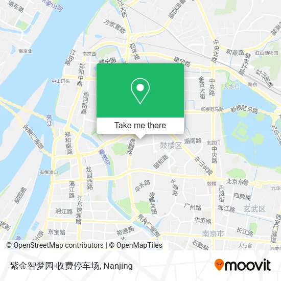 紫金智梦园-收费停车场 map