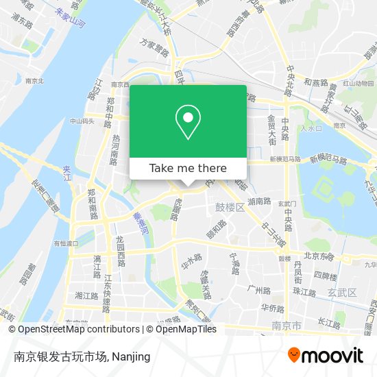 南京银发古玩市场 map