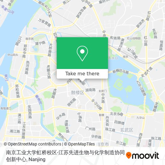 南京工业大学虹桥校区-江苏先进生物与化学制造协同创新中心 map