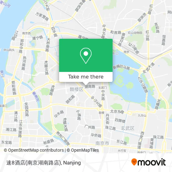 速8酒店(南京湖南路店) map