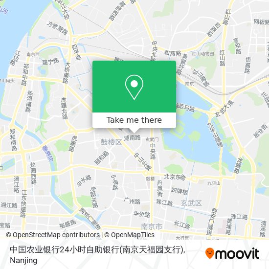 中国农业银行24小时自助银行(南京天福园支行) map