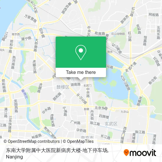 东南大学附属中大医院新病房大楼-地下停车场 map