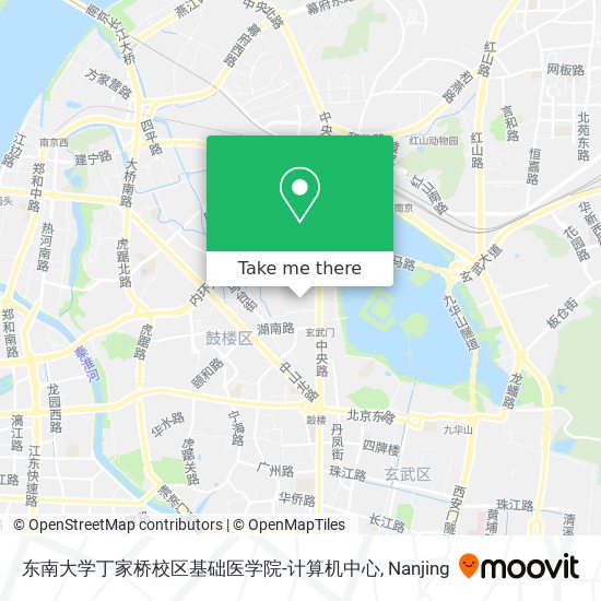 东南大学丁家桥校区基础医学院-计算机中心 map