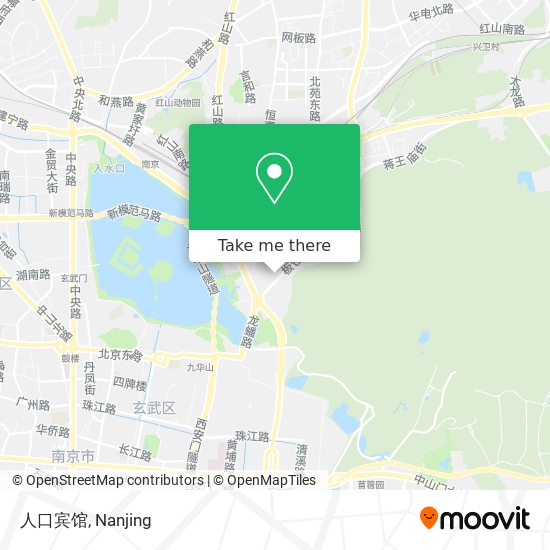 人口宾馆 map