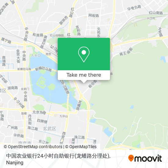 中国农业银行24小时自助银行(龙蟠路分理处) map