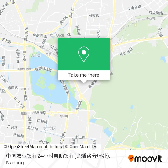 中国农业银行24小时自助银行(龙蟠路分理处) map