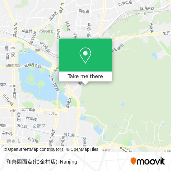 和善园面点(锁金村店) map