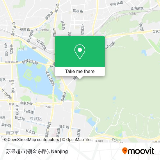 苏果超市(锁金东路) map