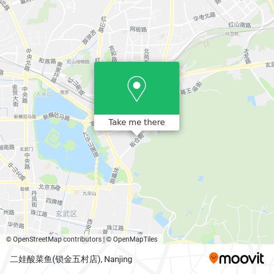 二娃酸菜鱼(锁金五村店) map