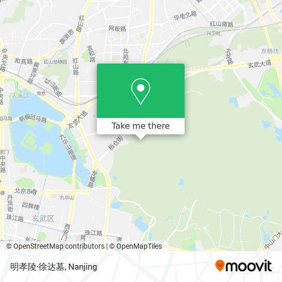 明孝陵·徐达墓 map