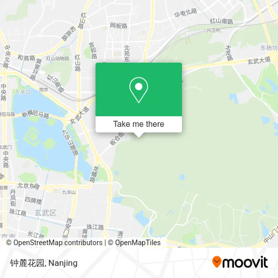 钟麓花园 map