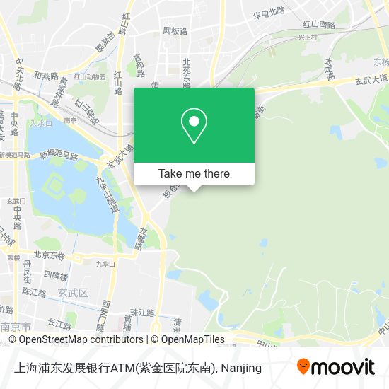上海浦东发展银行ATM(紫金医院东南) map