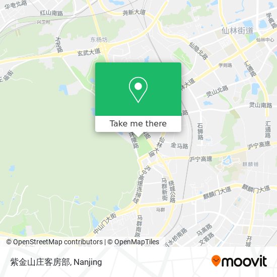 紫金山庄客房部 map