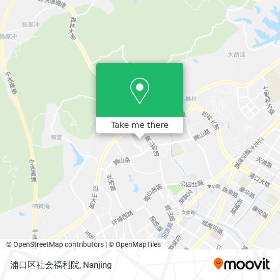 浦口区社会福利院 map