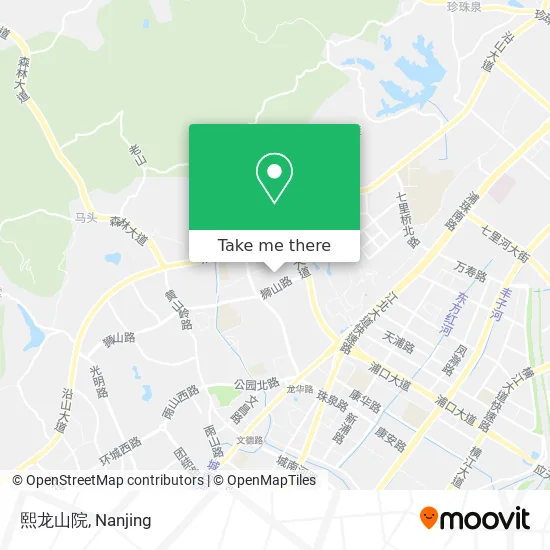 熙龙山院 map