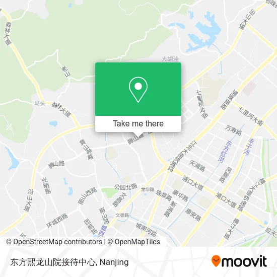 东方熙龙山院接待中心 map