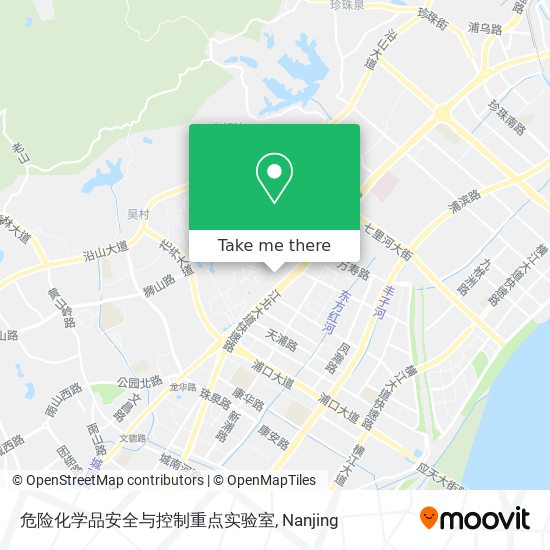 危险化学品安全与控制重点实验室 map