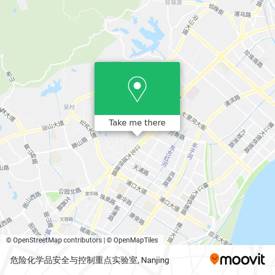 危险化学品安全与控制重点实验室 map