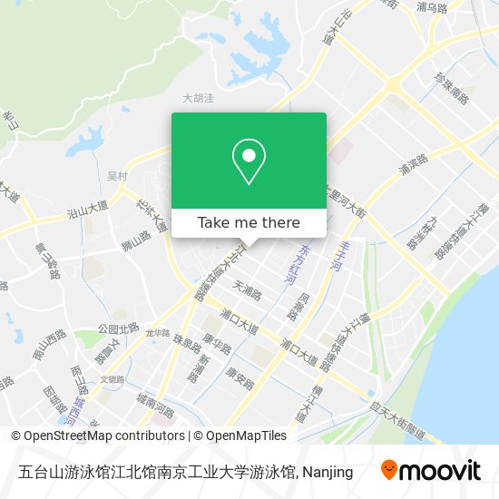 五台山游泳馆江北馆南京工业大学游泳馆 map