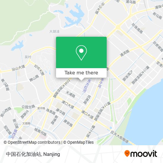 中国石化加油站 map