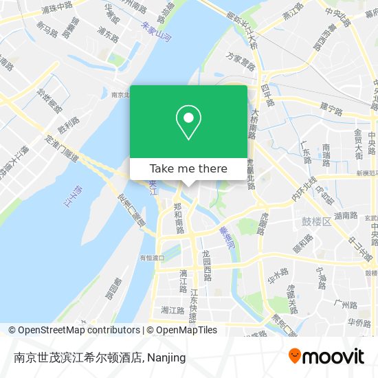 南京世茂滨江希尔顿酒店 map