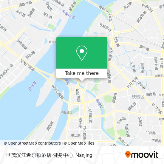 世茂滨江希尔顿酒店-健身中心 map