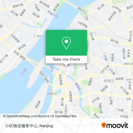 小区物业服务中心 map