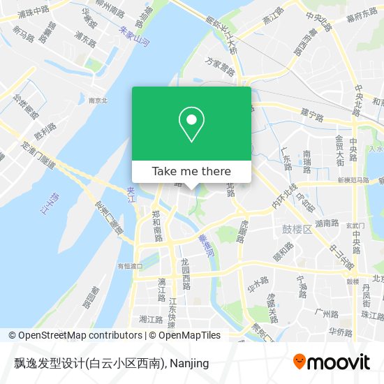 飘逸发型设计(白云小区西南) map