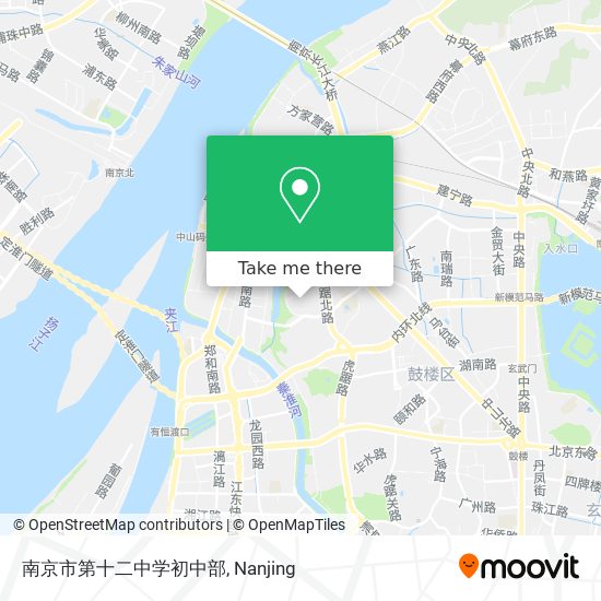南京市第十二中学初中部 map