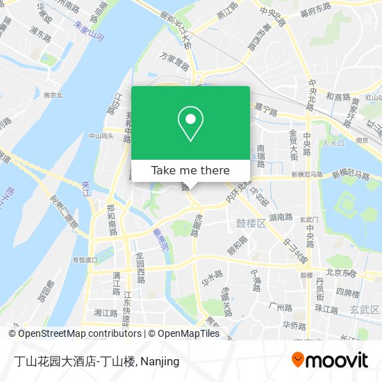 丁山花园大酒店-丁山楼 map