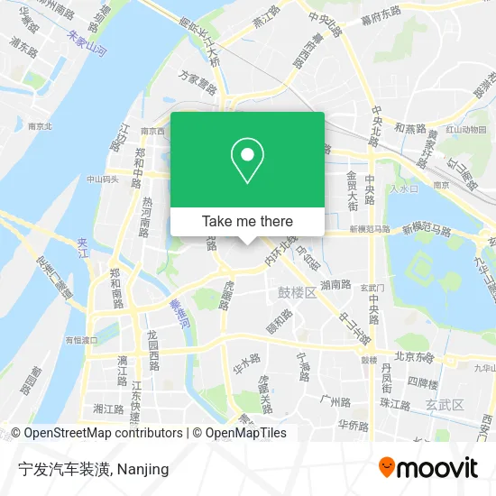 宁发汽车装潢 map