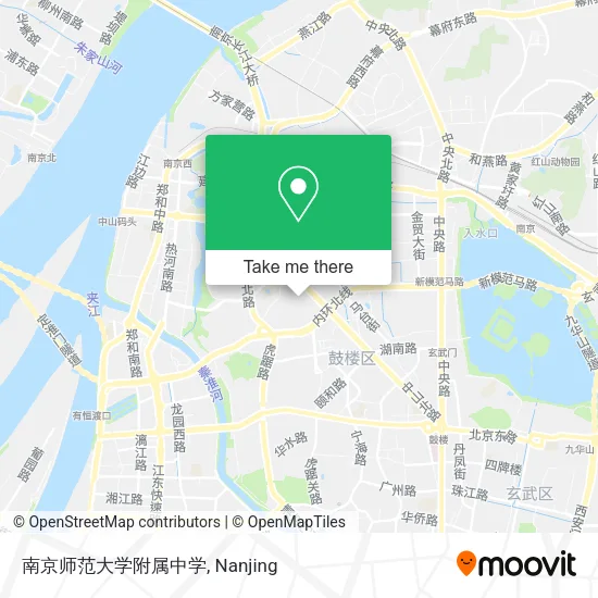 南京师范大学附属中学 map