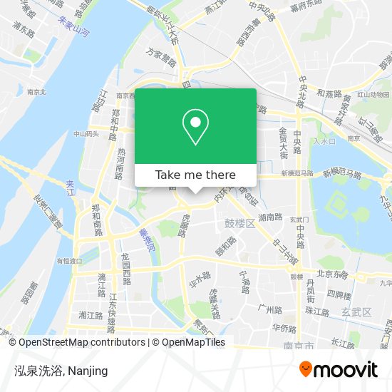 泓泉洗浴 map