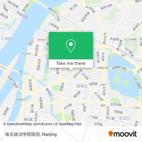 南京政治学院医院 map