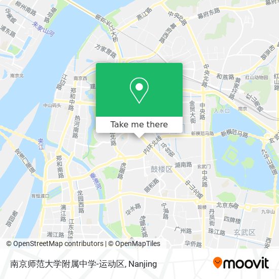 南京师范大学附属中学-运动区 map