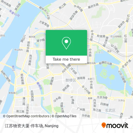 江苏物资大厦-停车场 map