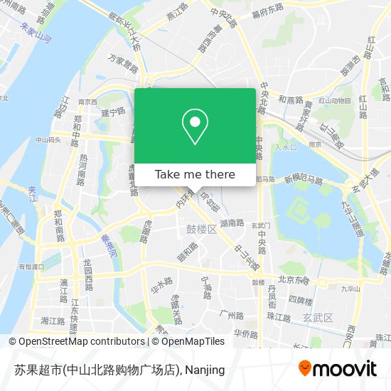 苏果超市(中山北路购物广场店) map